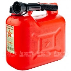 Канистра для топлива Звезда 5 л пластиковая с заливным устройством в Краснодаре