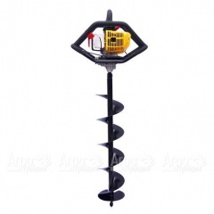 Мотобур (бензобур) Iron Mole E53 Tandem + шнек 150х1000 в Краснодаре