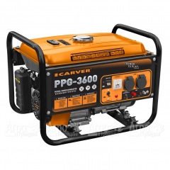 Бензогенератор Carver PPG-3600 2.5 кВт в Краснодаре