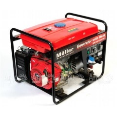 Бензиновый генератор со встроенным сварочным аппаратом Moller MR/GGT5001WE 4,2 кВт в Краснодаре