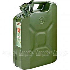 Канистра Звезда 10 л с фиксатором (металл 0.6 мм) в Краснодаре