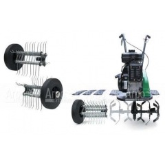 Приспособление для вычесывания мха на культиватор Husqvarna T25RS в Краснодаре