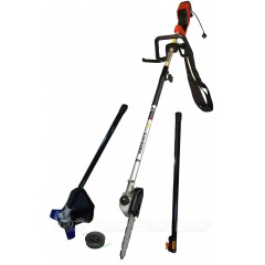 Электрокоса + высоторез Ikra Mogatec EAS 1035C + цепная пила 20 см в Краснодаре