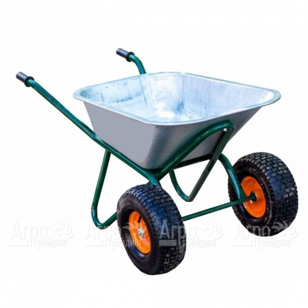 Тачка строительная двухколесная 100-00 VicArt Скорпион c колесами 35х6 см  в Краснодаре