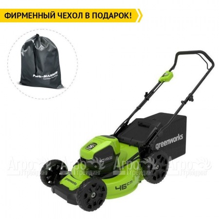 Газонокосилка аккумуляторная GreenWorks GD40LM46HP (без аккумулятора и зарядного устройства) в Краснодаре