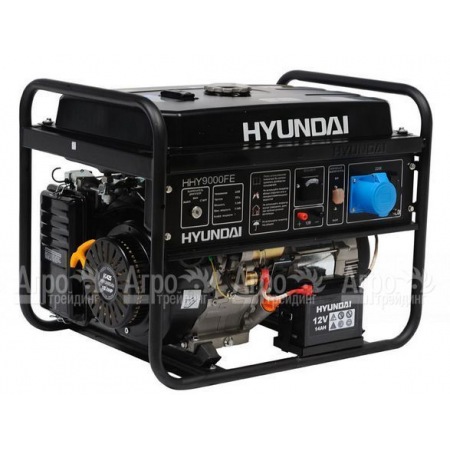 Бензогенератор Hyundai HHY 9000FE 6.5 кВт  в Краснодаре
