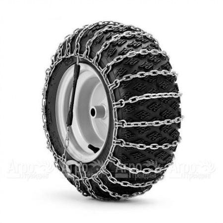 Снежные цепи на колеса 18&quot; пара для тракторов Husqvarna TC138, TS138  в Краснодаре