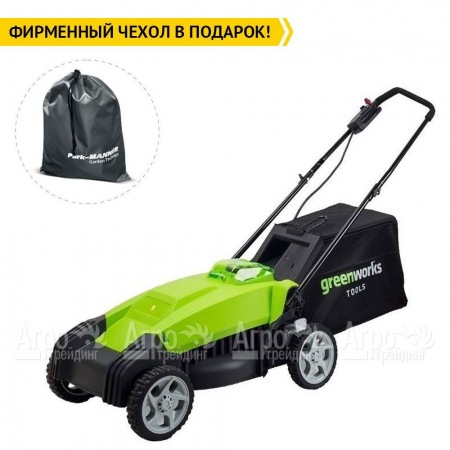 Газонокосилка аккумуляторная GreenWorks G-Max G40LM35 40V 35 см (без аккумулятора и ЗУ)  в Краснодаре