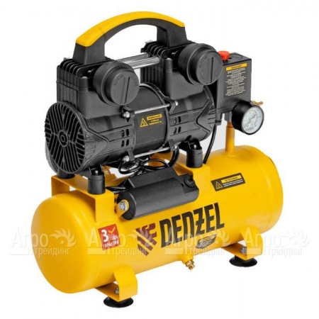 Компрессор поршневой безмасляный Denzel DLP-950/10 в Краснодаре