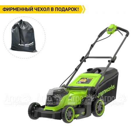 Газонокосилка аккумуляторная GreenWorks GD24X2LM411 2х4 Ач  в Краснодаре