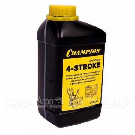 Масло полусинтетическое зимнее Champion SAE 10W40 API SL/CF 0.6 л для 4-тактных двигателей  в Краснодаре