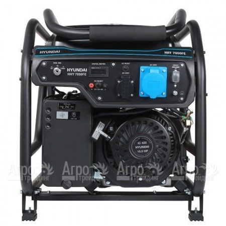 Бензогенератор Hyundai HHY7050FE 5 кВт  в Краснодаре
