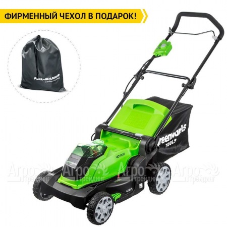 Газонокосилка аккумуляторная GreenWorks G40LM41K3  в Краснодаре