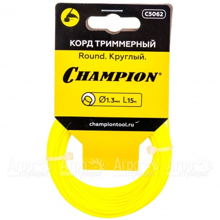 Корд триммерный Champion Round 1.3мм, 15м (круглый) в Краснодаре
