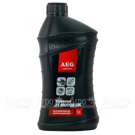 Масло минеральное Universal AEG 2T Motor Oil API TC 1 л для 2-х тактных двигателей  в Краснодаре