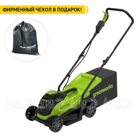 Газонокосилка аккумуляторная GreenWorks GD24LM33K2 в Краснодаре