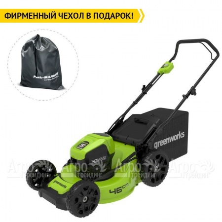 Газонокосилка аккумуляторная GreenWorks GD40LM46HP 6 Ач в Краснодаре