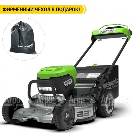 Газонокосилка аккумуляторная GreenWorks LM221S (без аккумулятора и зарядного устройства)  в Краснодаре