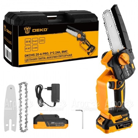 Аккумуляторная пила DEKO DKCHS 20-6 PRO 6&quot; в кейсе  в Краснодаре