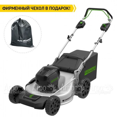 Газонокосилка аккумуляторная GreenWorks GC82LM51SP (без батареи и зарядного устройства) в Краснодаре