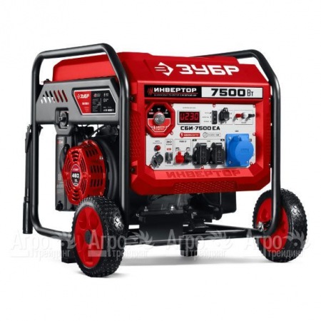 Бензиновый генератор инверторный Зубр СБИ-7500ЕА 7 кВт в Краснодаре