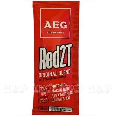 Масло минеральное AEG RED 2T Original blend API TC 20 мл для 2-х тактных двигателей в Краснодаре